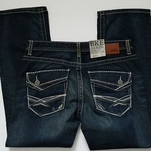 BKE Distressed Denim Jeans Mens Aiden 34x30 New